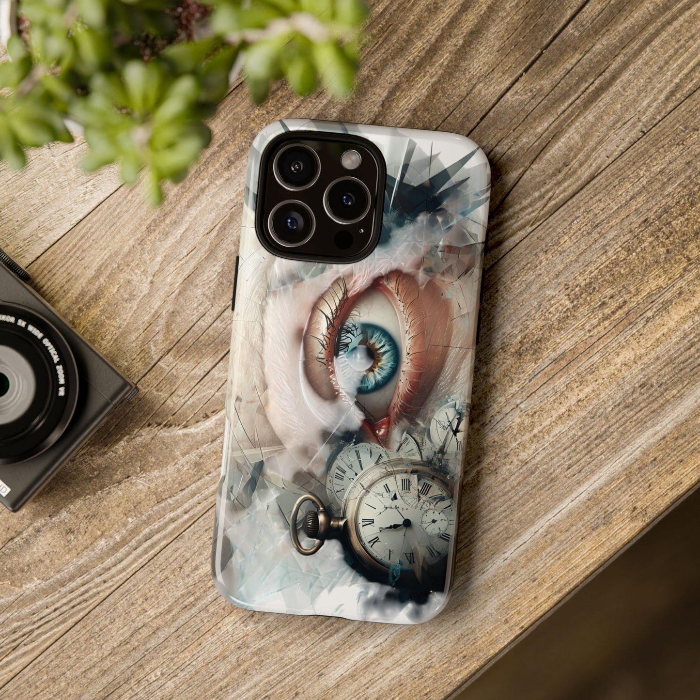 Artistic Eye Phone Case, Unique Smartphone Cover, Whimsical Gift for Art Lovers, Trendy Tech Accessory, Birthday Present, Holiday Gift