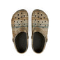 Beige Plaid Clogs / Croc - Comfortable Slip-On Garden & Casual Shoes