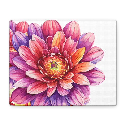 Floral Canvas Wall Art, Decorative Home Decor, Flower Artwork, Bright Colorful Decor, Perfect Gift for Flower Lovers