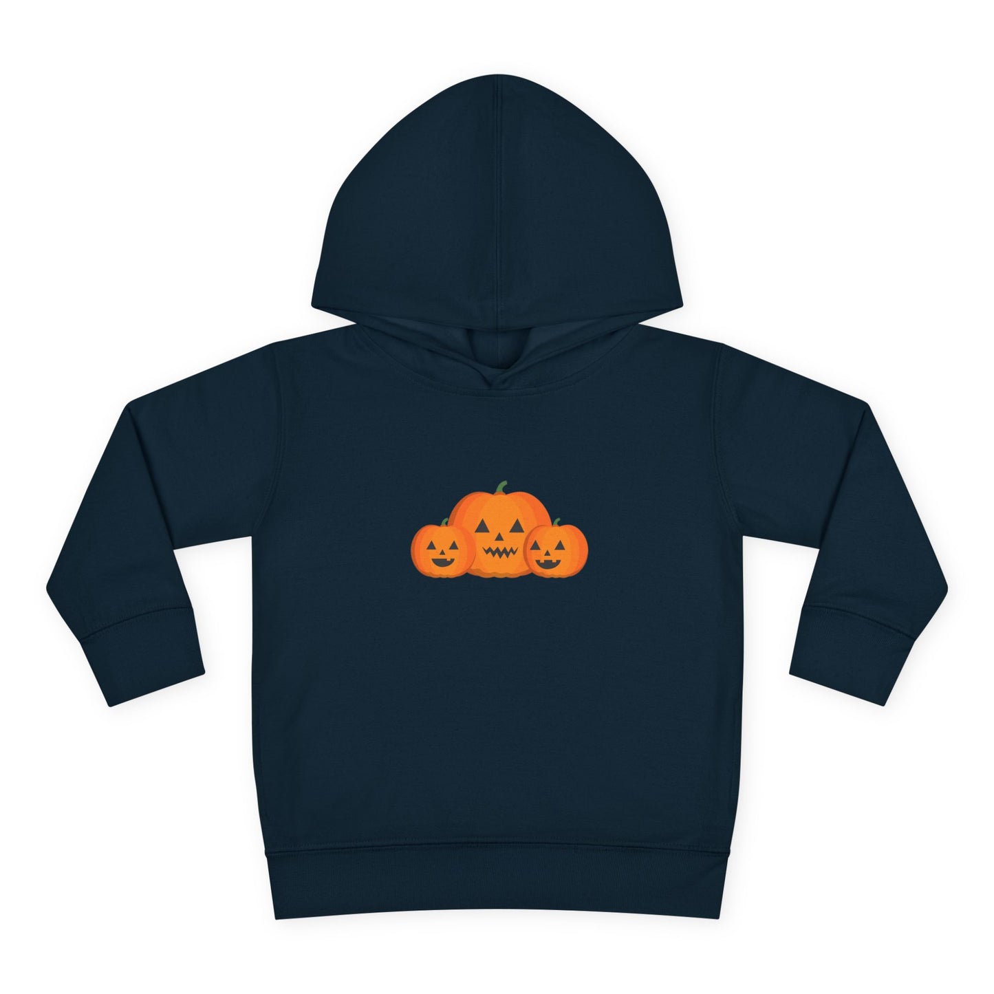 Halloween Pumpkin Toddler Hoodie, Cozy Autumn Wear, Kid's Holiday Sweatshirt, Fall Outfit, Trick-or-Treat Apparel