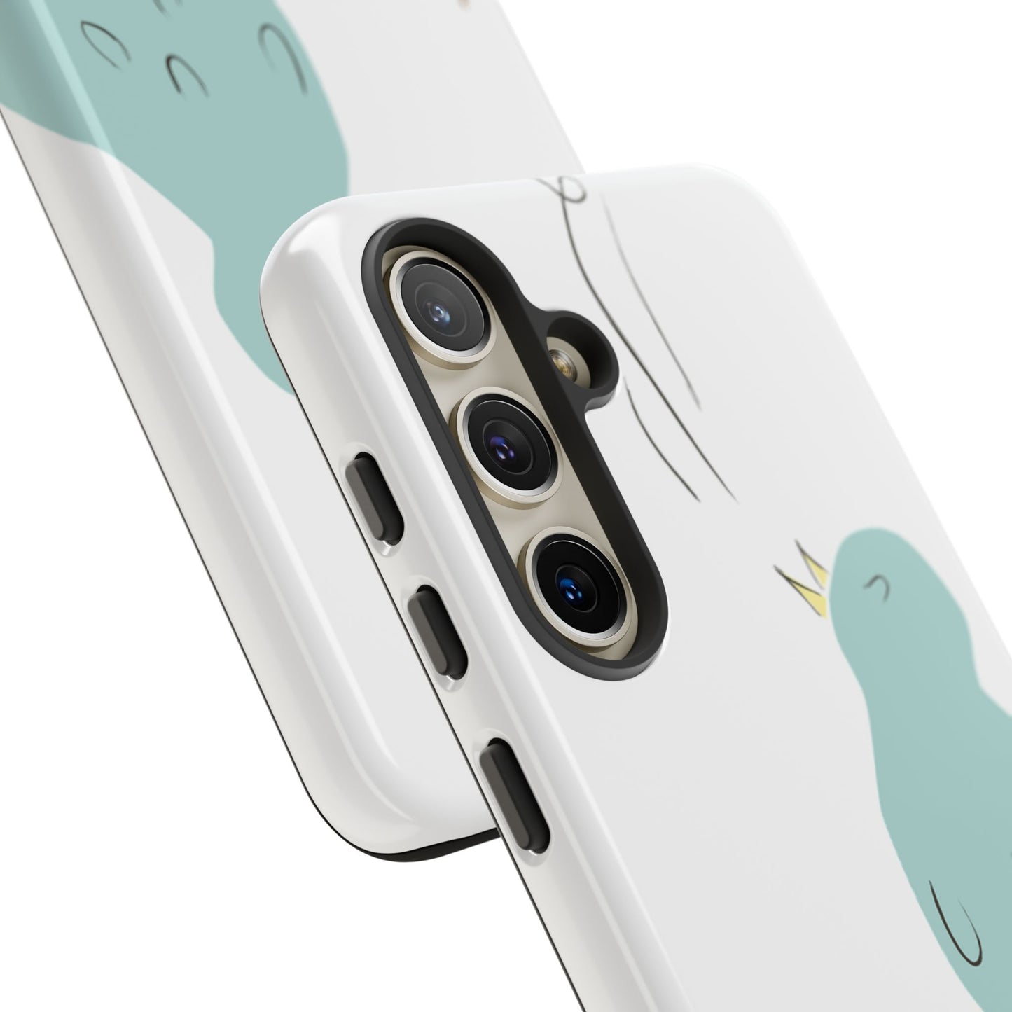Birdsong Phone Case — Cute Blue Bird on Branch Protective Case