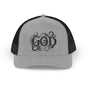 Divine Faith Snapback Trucker Cap - Spiritual Fashion, God Theme hat, Outdoor Style, Gift for Believers, Casual Wear