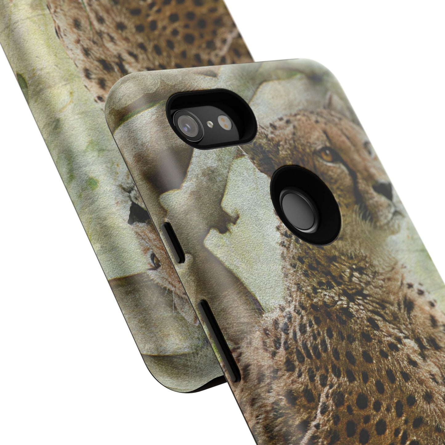 Cheetah Phone Case, Tough Cases, Animal Lover Gift, Wildlife Protection, Eco-Friendly Mobile Cover, Unique Phone Accessory