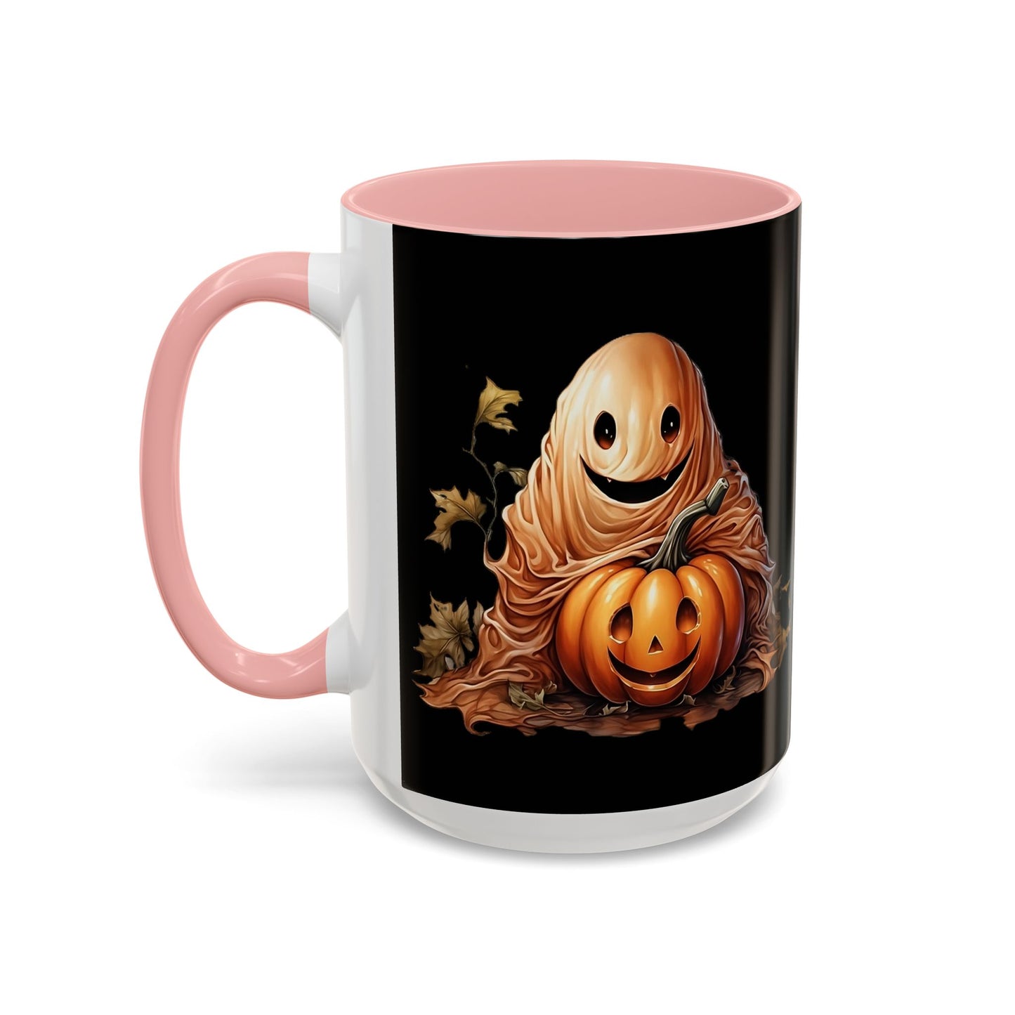 Halloween Ghost Pumpkin Coffee Mug, Spooky Drinkware, Fall Decor, Halloween Gift, Pumpkin Spice Lover's Mug