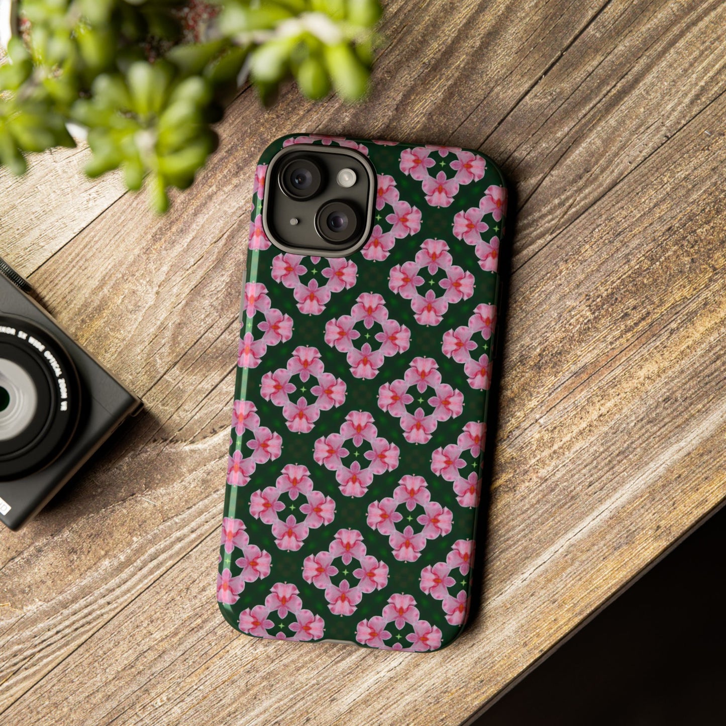 Tough Cases - Floral Phone Case, Stylish Protective Cover for Women, Gift Idea for Birthdays, Unique Floral Design, Trendy Tech Accessory