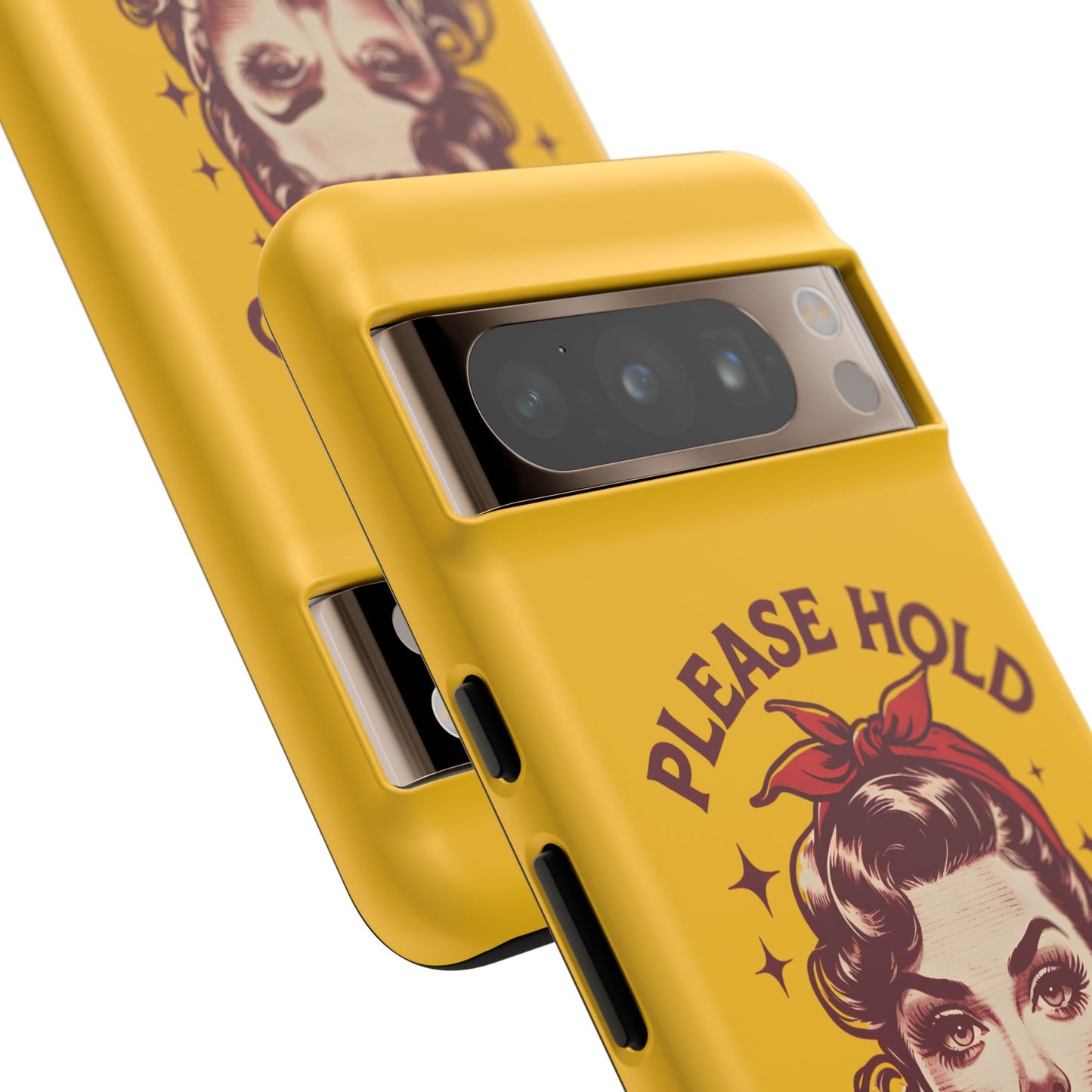 Phone Case - "Please Hold, Sarcasm Loading" Retro Pin-Up Tough Case