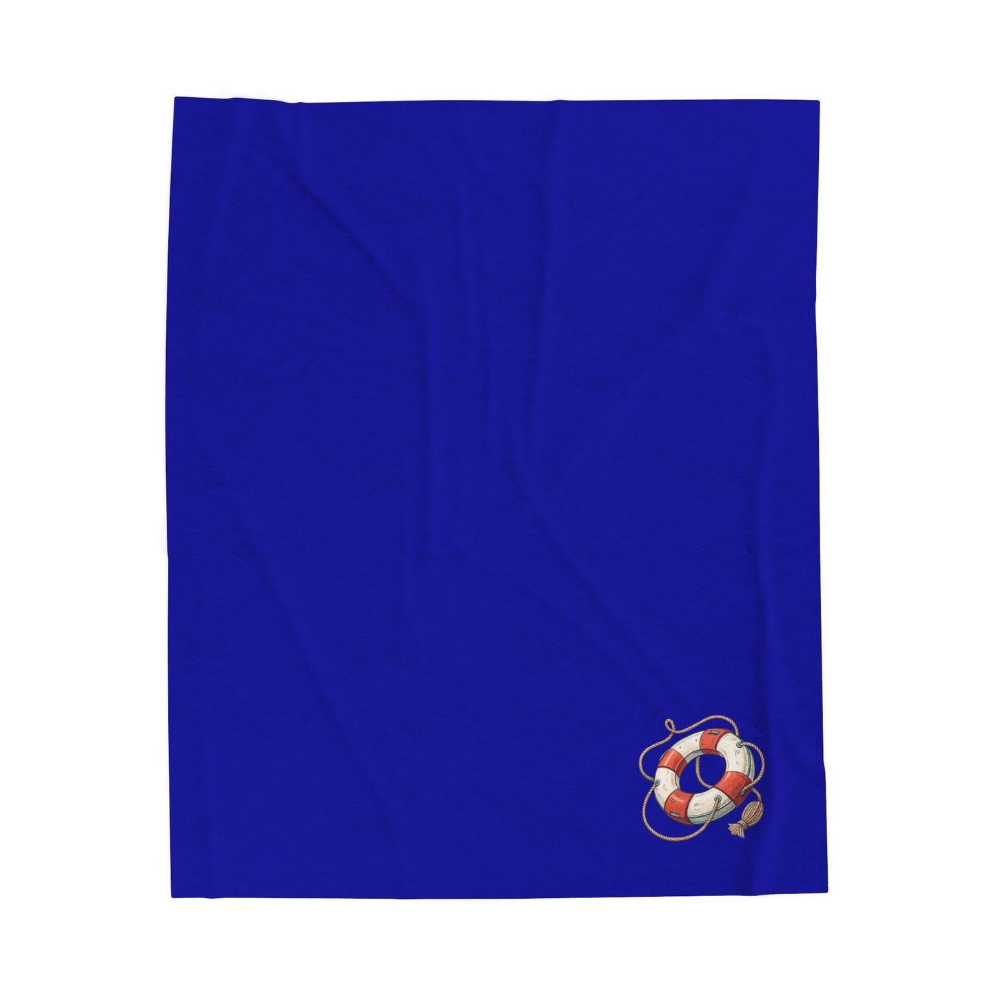 Cozy Velveteen Plush Blanket, Soft Fleece Throw, Nautical Decor, Beach House Gifts, Relaxing Home Essentials