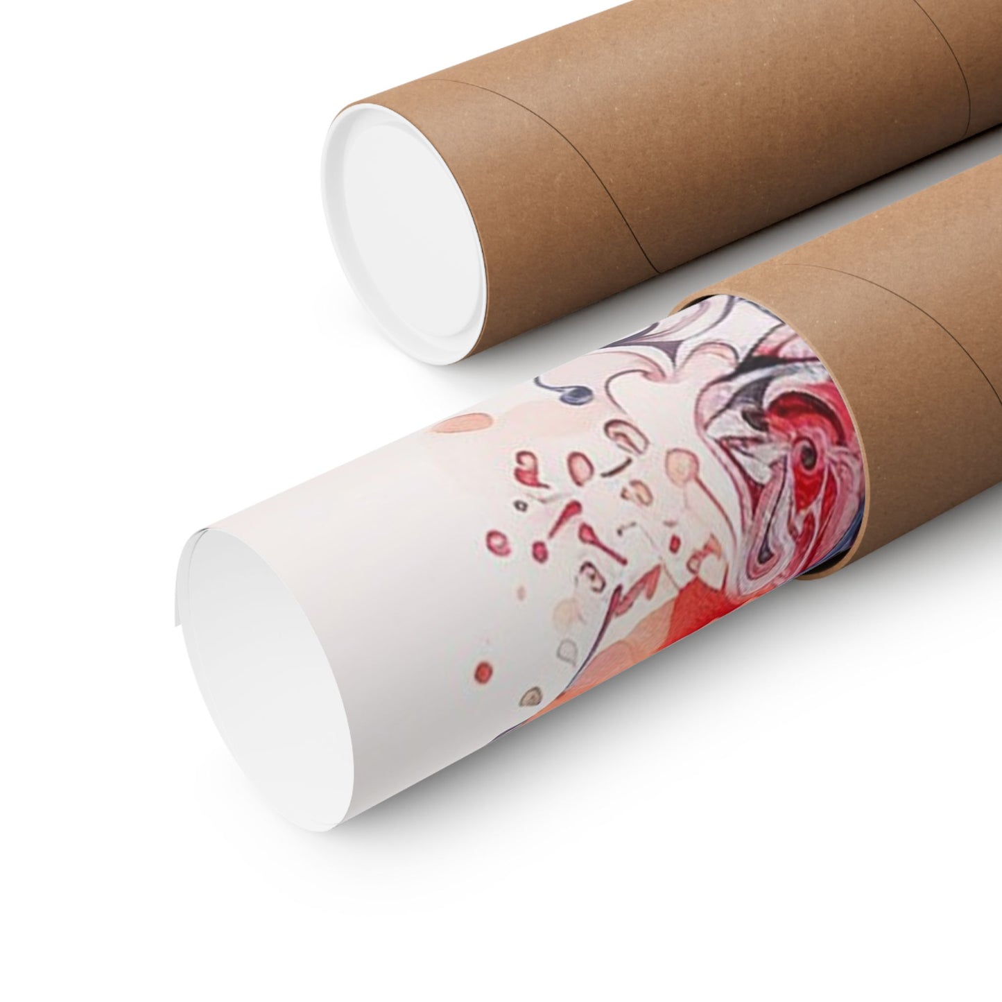 Butterfly Watercolor Wall Poster — Floral Pastel Matte Vertical Print