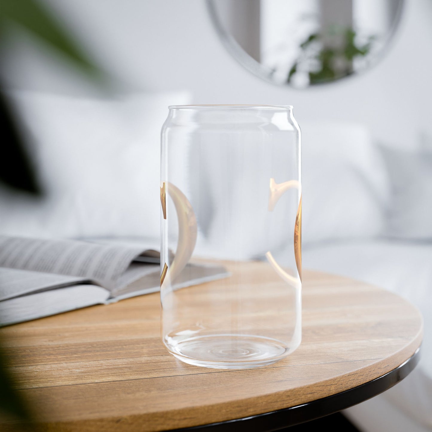 Personalized Sipper Glass, 16oz Water Bottle, Eco-Friendly Drinkware, Perfect for Parties, Unique Gift Idea for Home