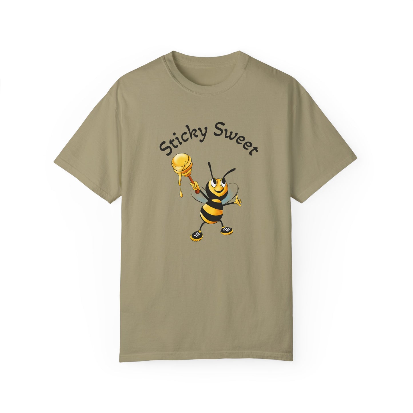 Bee-Themed Unisex T-Shirt - "Sticky Sweet" Graphic