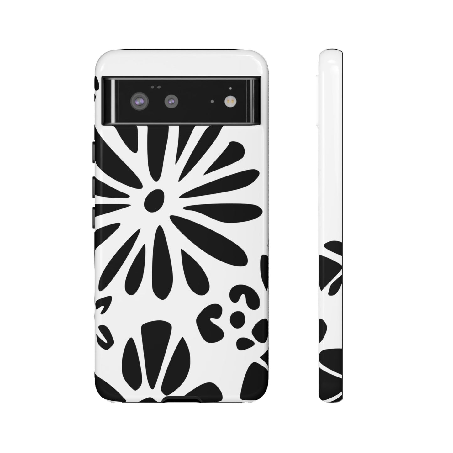 Stylish Phone Case with Floral Design, Tough Phone Cover for Her, Trendy Black and White Cell Phone Case, Unique Gift for Birthdays [...]