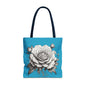 Elegant Floral Tote Bag with Roses, Chic Reusable Grocery Bag, Perfect Gift for Her, Stylish Handbag, Everyday Essentials