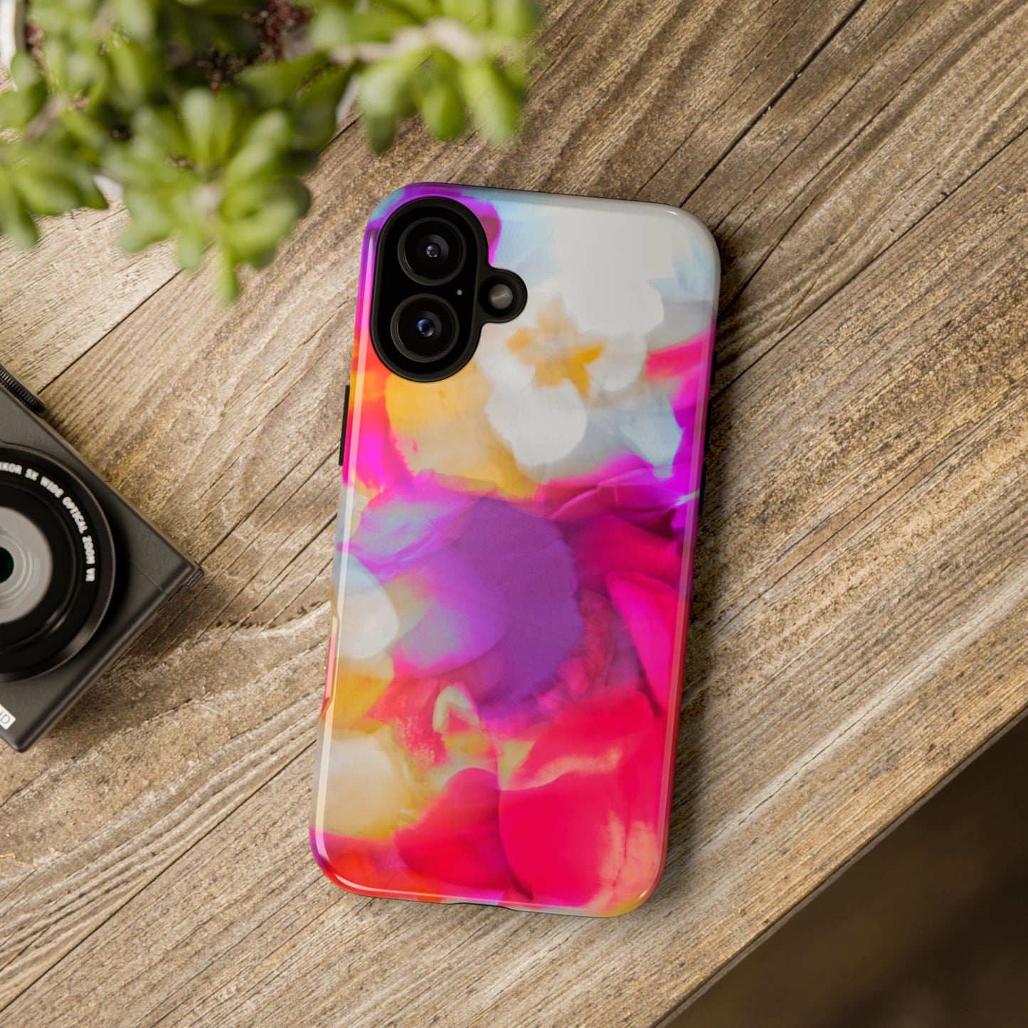 Floral Phone Case: Stylish Art for Your Device, Tough Cases, Gift for Her, Flower Print, Trendy Accessories, Phone Protection
