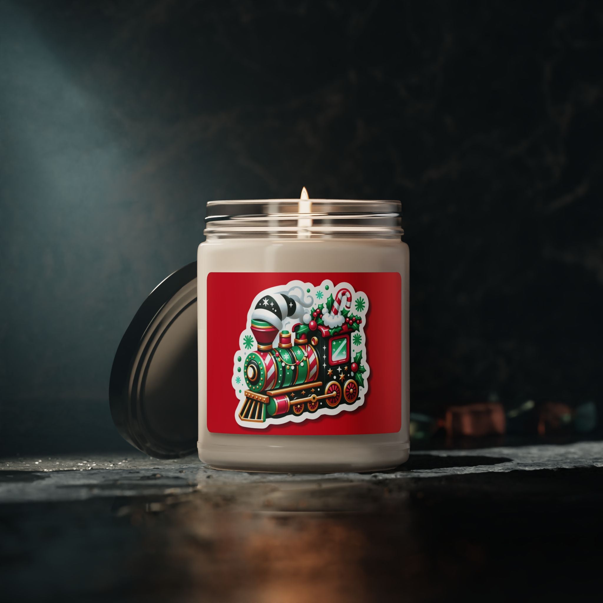 Christmas Train Scented Soy Candle — 9oz Holiday Holidayjar Gift