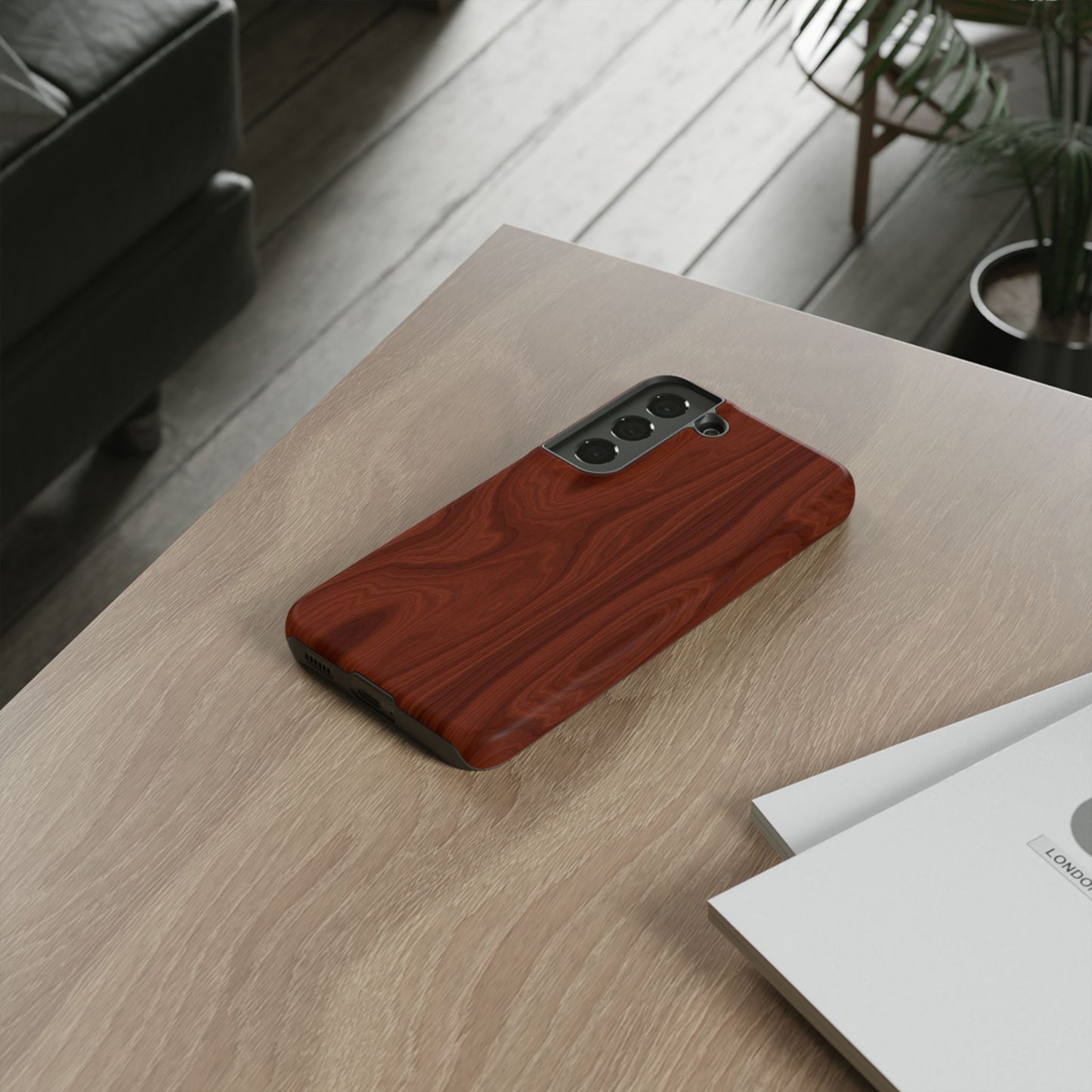 Wood Grain Phone Case, Natural Look, Tough Cases, Durable Protection, Unique Gift for Him or Her, Stylish Accessory
