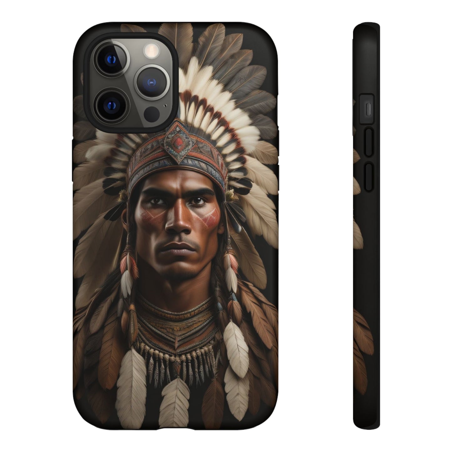 Native American Art Phone Case, Strong Culture Design, Unique Gift for Him or Her, Tough Cases, Customizable Protector, Tribal Style