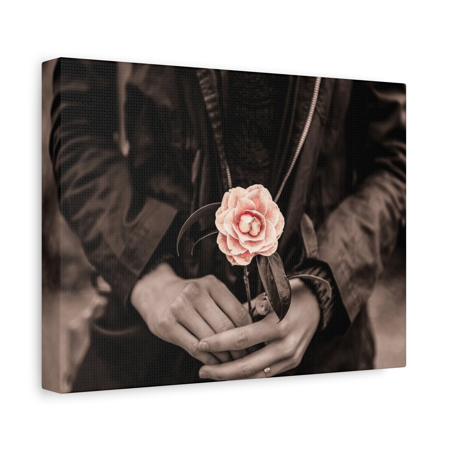 Floral Art Canvas Wall Decor, Modern Home Accent, Gift for Her, Office Decor, Inspirational Artwork