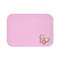 Cute Butterfly Pink Bath Mat | Soft Bathroom Rug for Kids, Bathroom Decor, Nursery Mat, Gift for New Parents