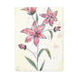 Matte Canvas, Stretched, 1.25" Tulips Pink Flowers
