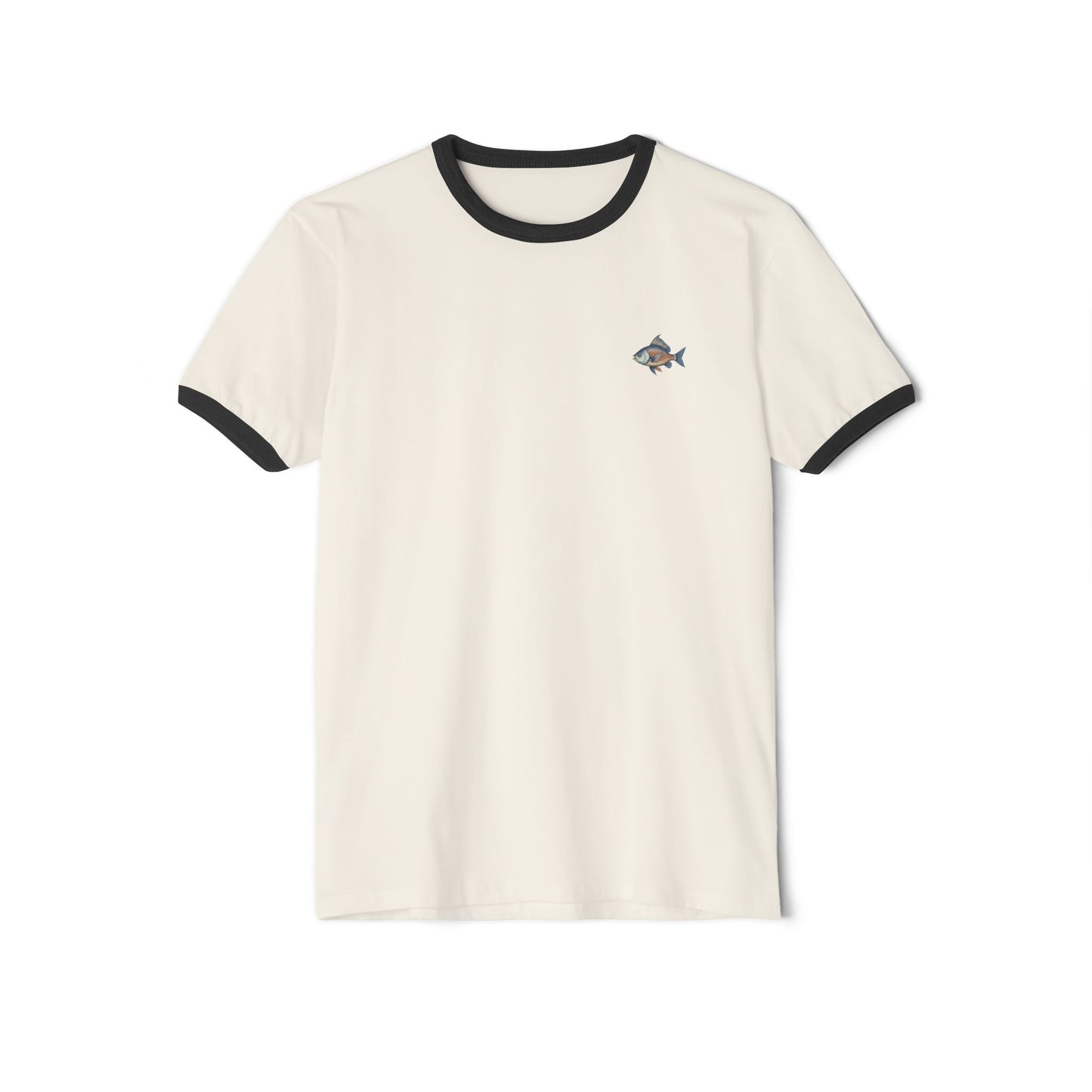 Casual Vintage Ringer T-Shirt - Perfect for Summer Outings, Beach Days, Family Gatherings, Gift for Fish Lovers, Unisex Style