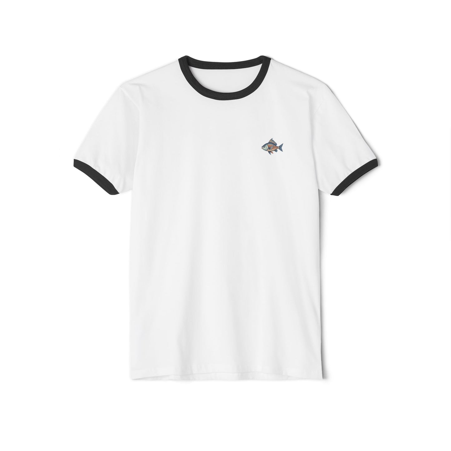 Casual Vintage Ringer T-Shirt - Perfect for Summer Outings, Beach Days, Family Gatherings, Gift for Fish Lovers, Unisex Style