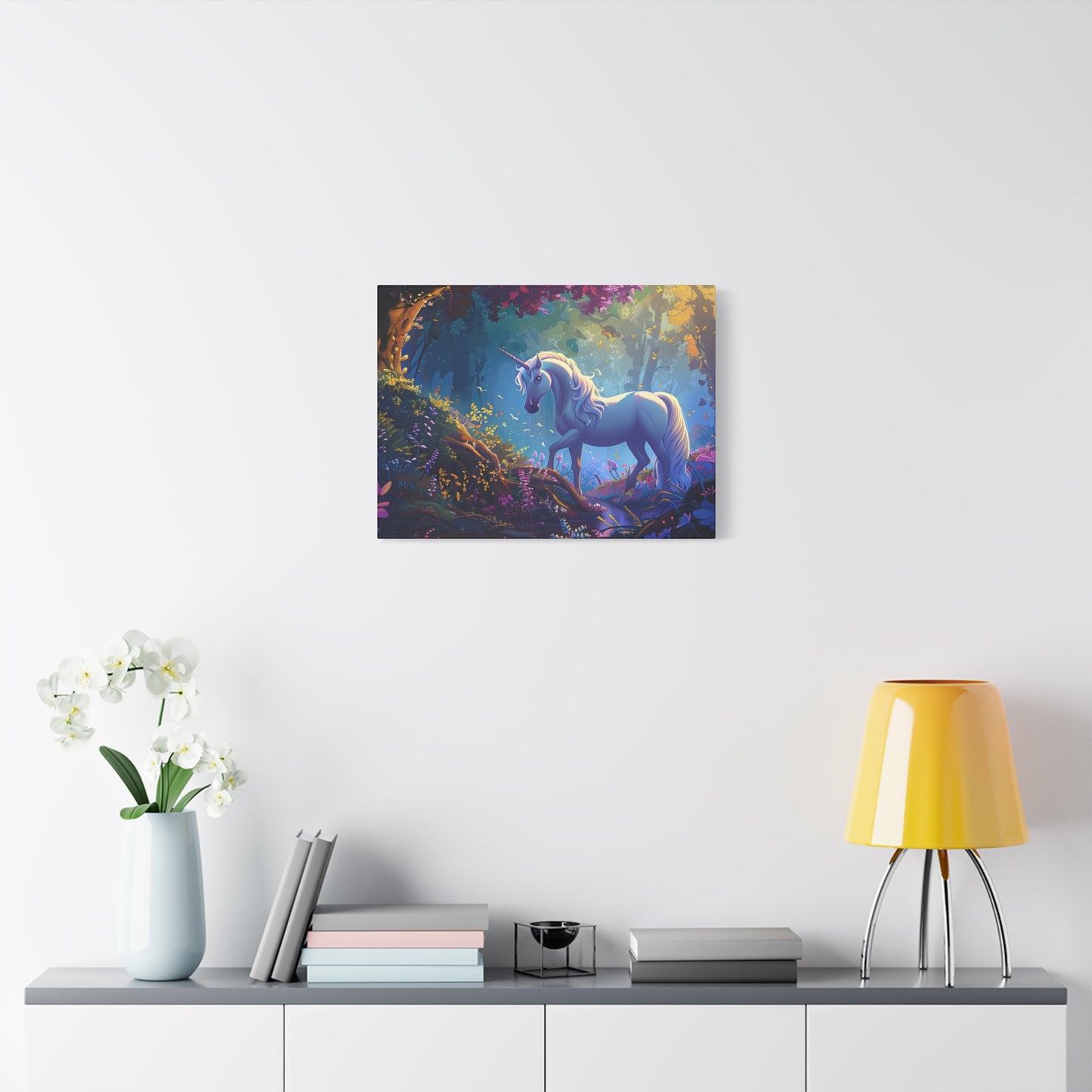 Matte Canvas, Stretched, 1.25" - Unicorn