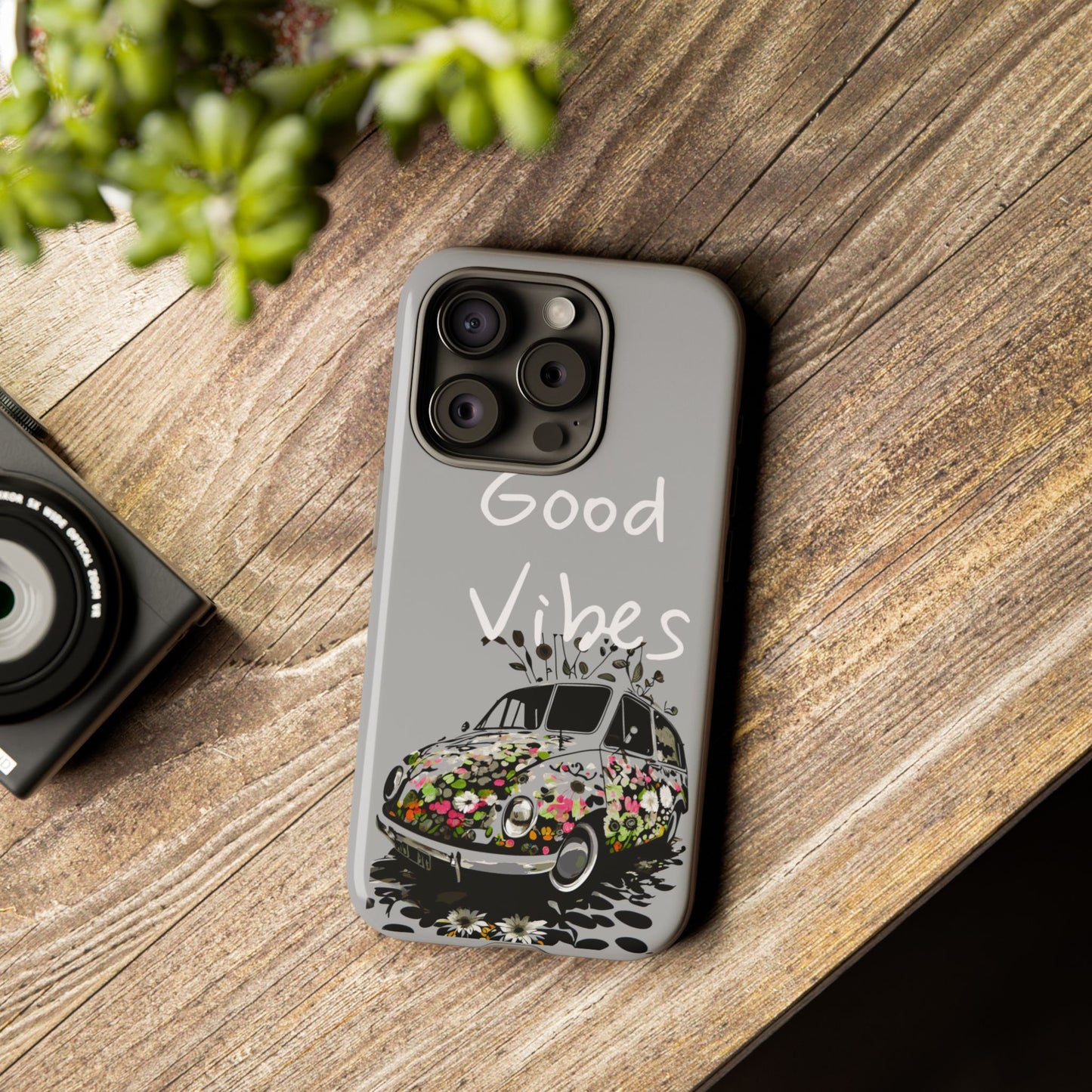 Floral Phone Case | Good Vibes, Phone Accessories, Gift for Her, Trendy Tech, Summer Vibes, Birthday Gift