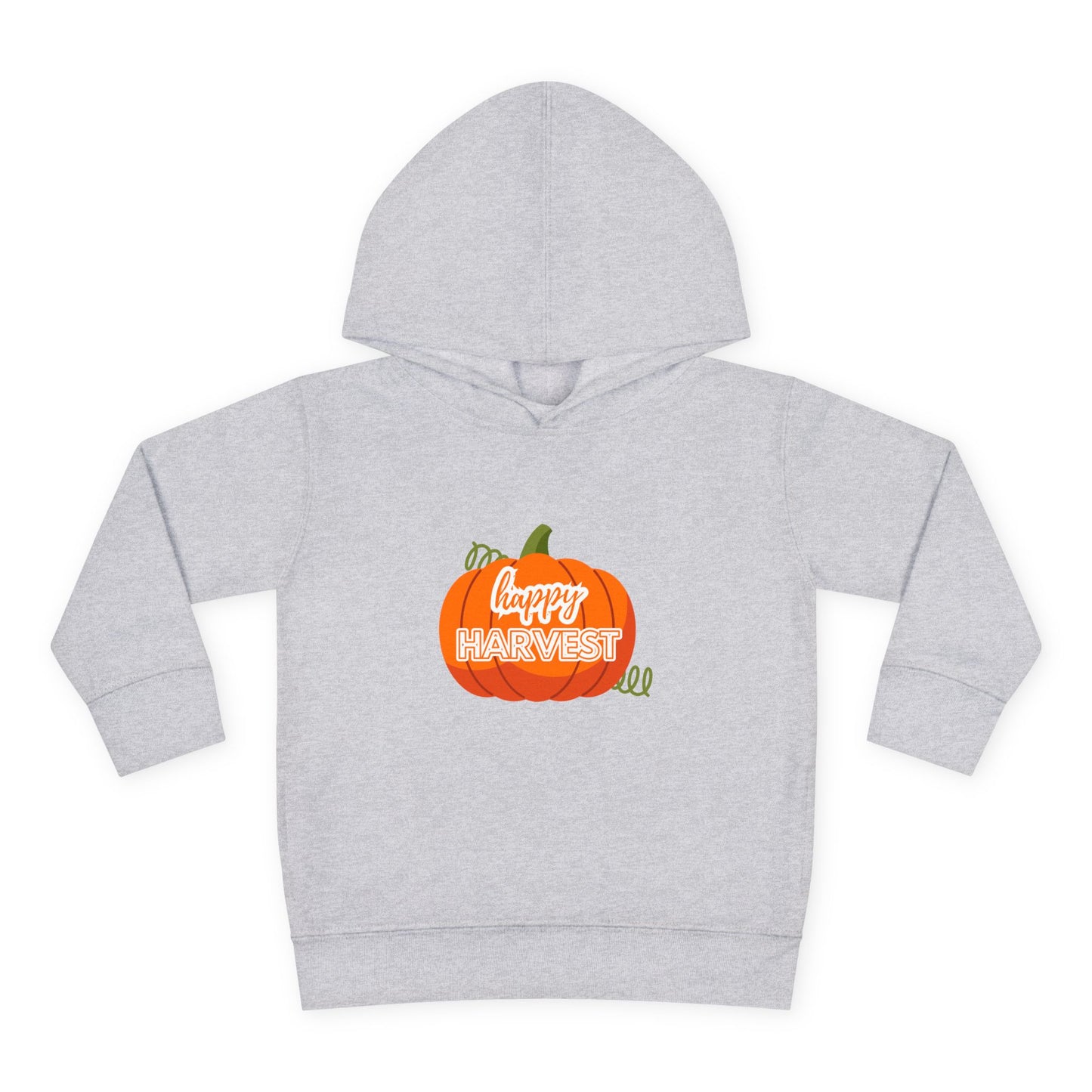 Toddler Happy Harvest Pullover Hoodie, Fall Kids Sweatshirt, Pumpkin Hoodie, Thanksgiving Gift, Cozy Autumn Wear