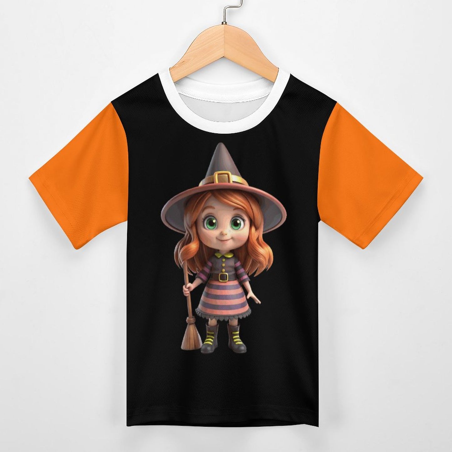 Halloween Cotton Children's Short Sleeve T-shirt