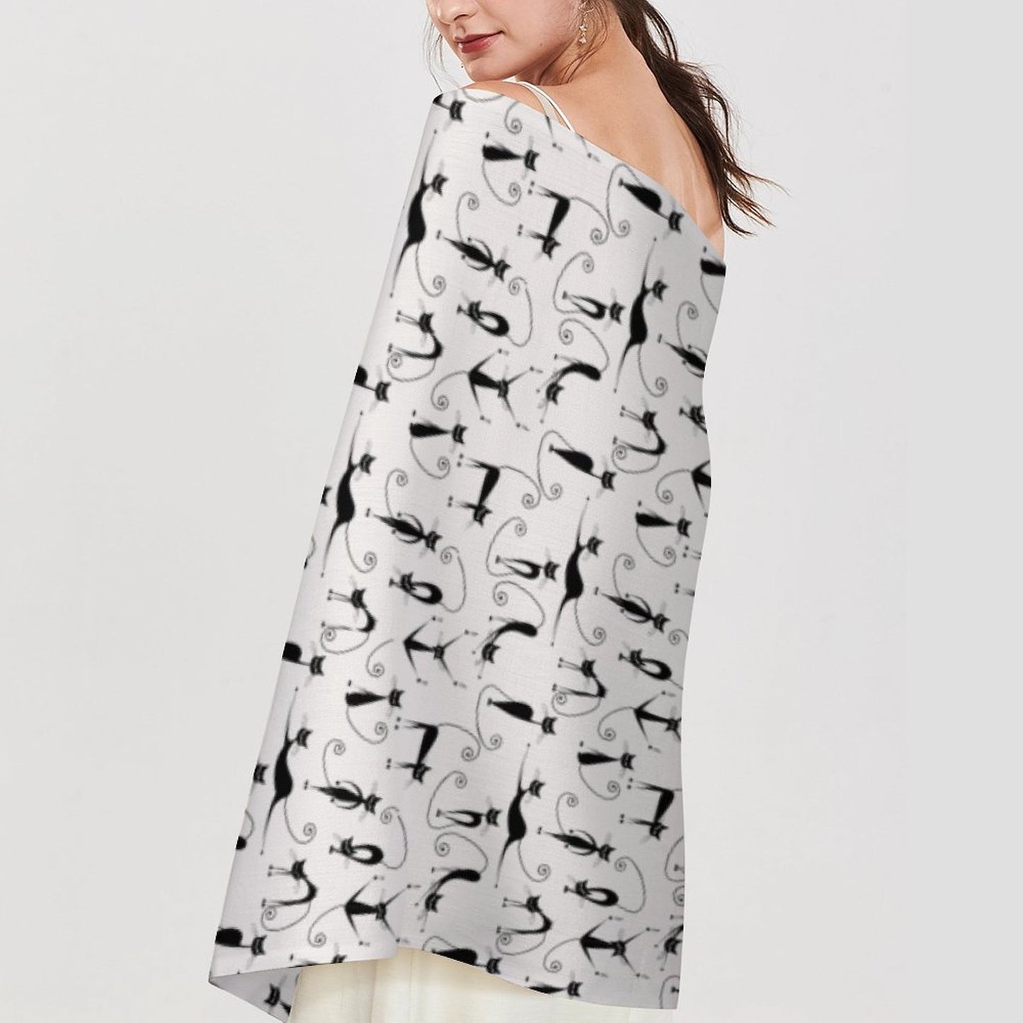 Cashmere-like Tassel Scarf