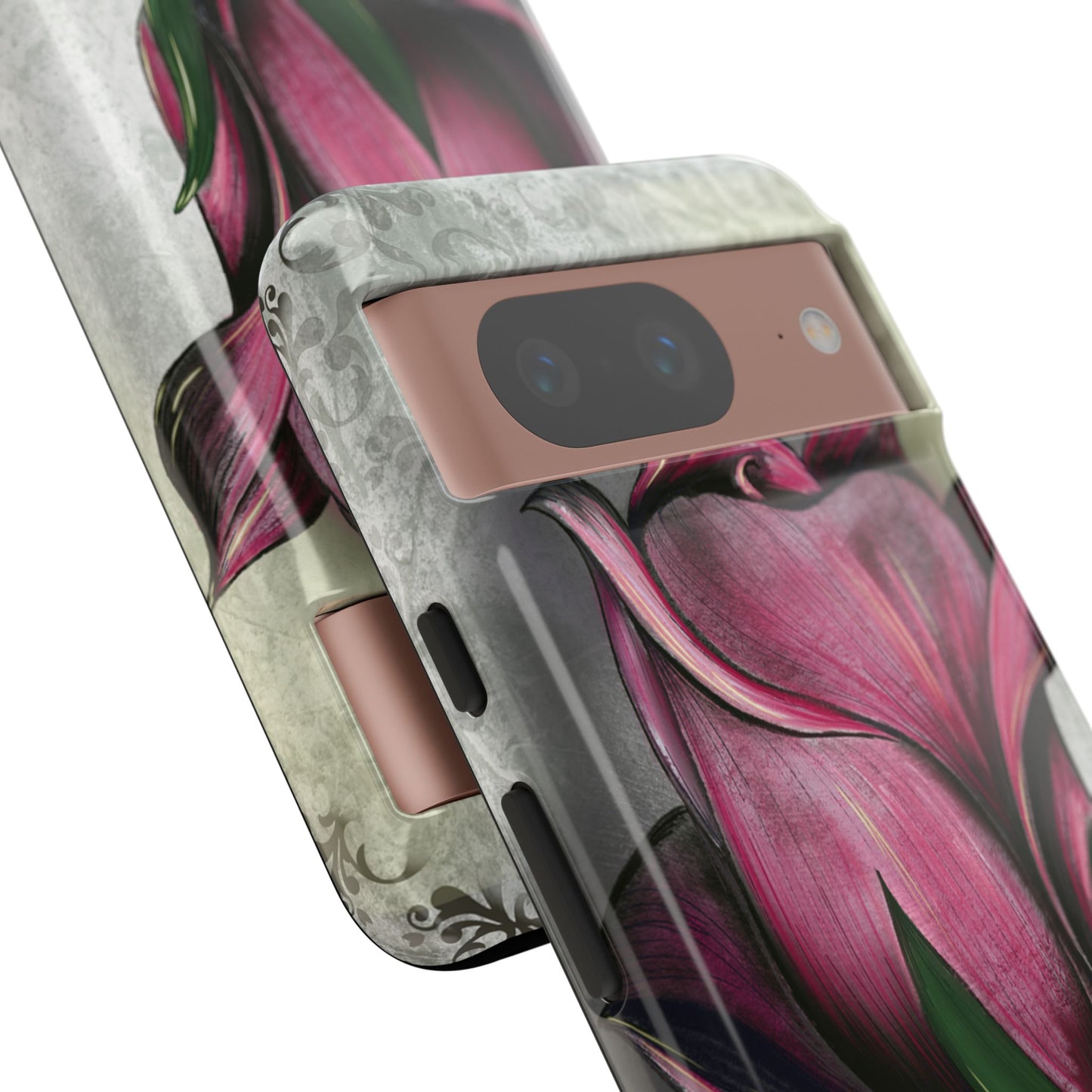 Rose Phone Case – Tough Cases, Floral Phone Cover, Gift for Her, Minimalist Design, Nature Lover's Accessory, Birthday Gift Idea
