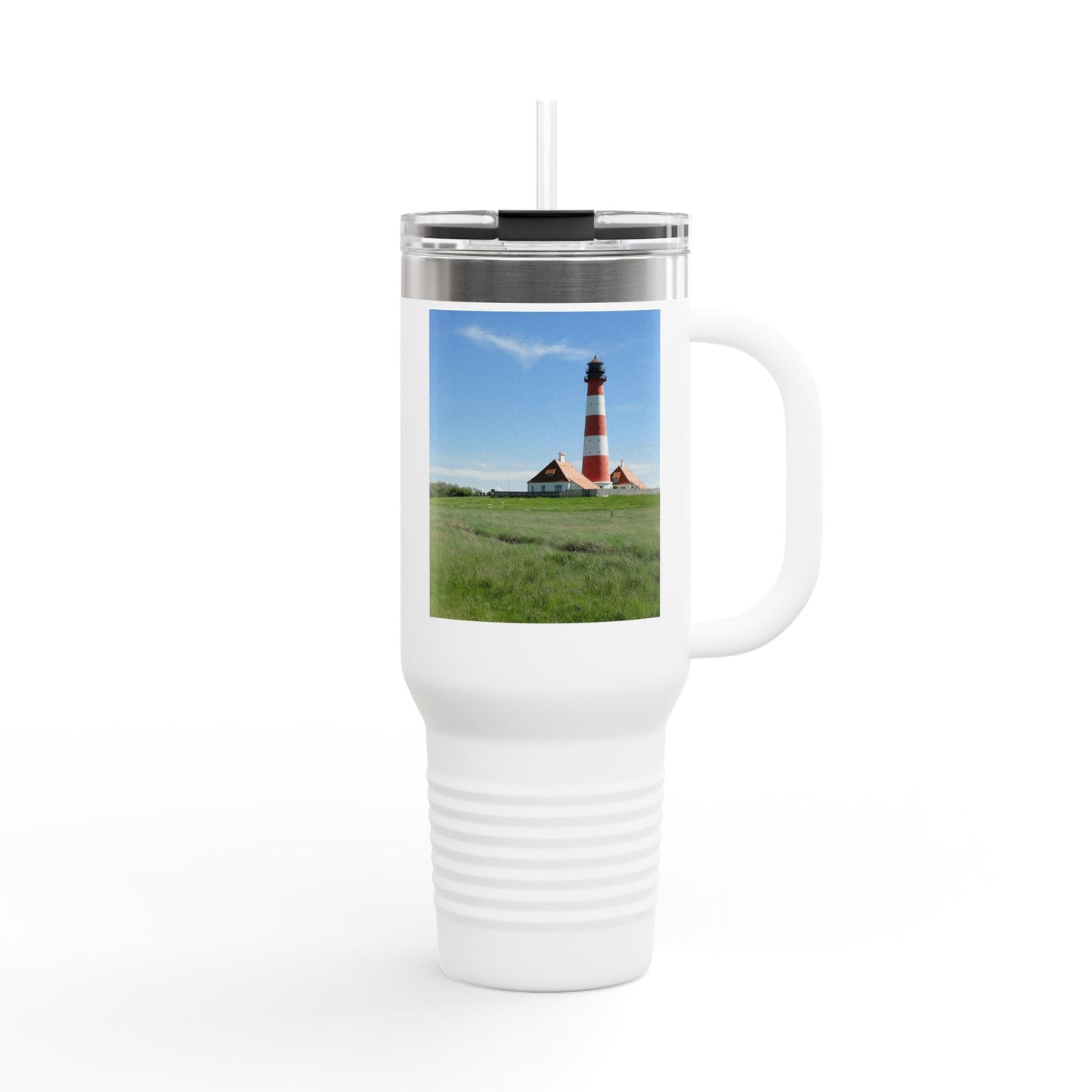 Scenic Insulated Travel Mug, 40oz | Perfect for Coffee Lovers, Outdoor Adventures, Travel Gifts, Eco-Friendly Sippers, Beach Days