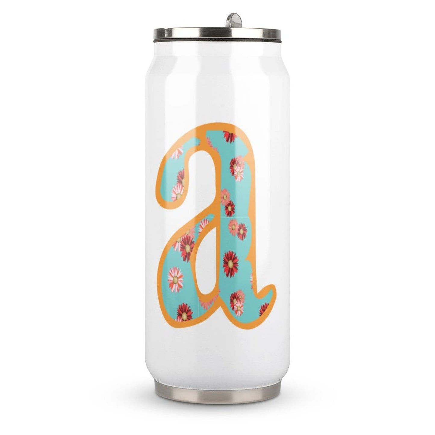 Stainless Steel Tumbler with Straw (All-Over Printing)