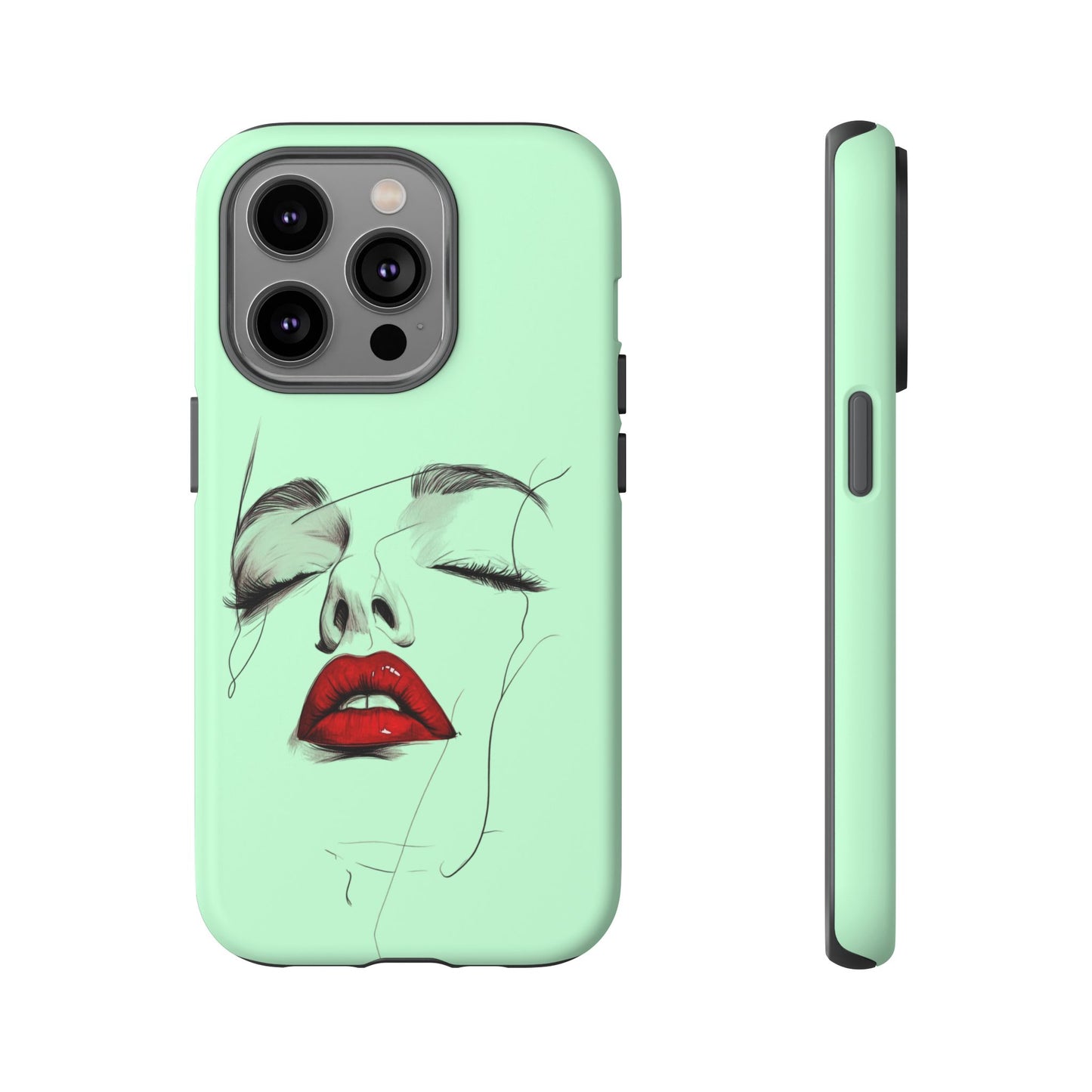 Stylish Phone Case, Artistic Phone Cover, Trendy Tech Accessory, Unique Cell Phone Protector, Gift for Her, Modern Aesthetic