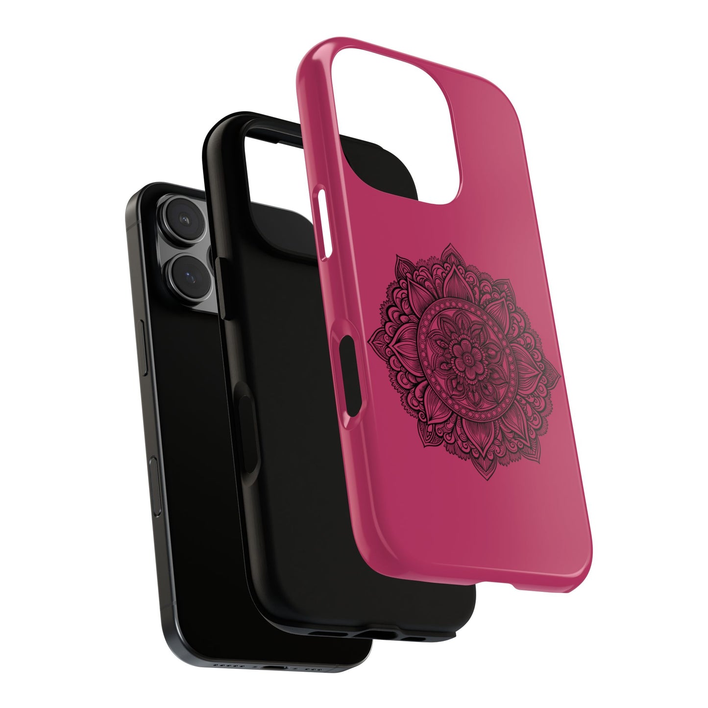 Vibrant Mandala Phone Case, Artistic Protection Cover, Gift for Her, Trendy Accessories, Birthday or Holiday Present