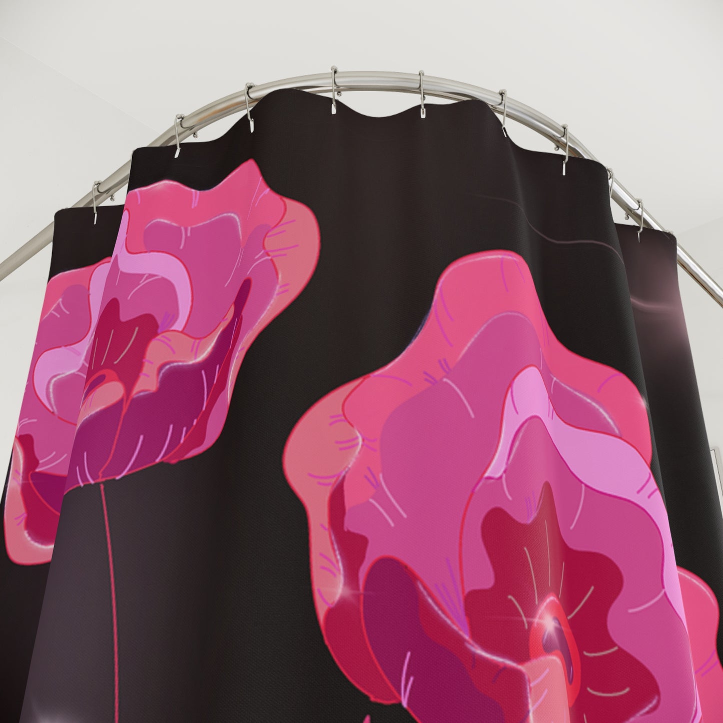 Elegant Floral Shower Curtain, Stylish Bathroom Decor, Gift for Home, Pink Poppy Design, Modern Floral Shower Curtain, Unique Bathroom [...]