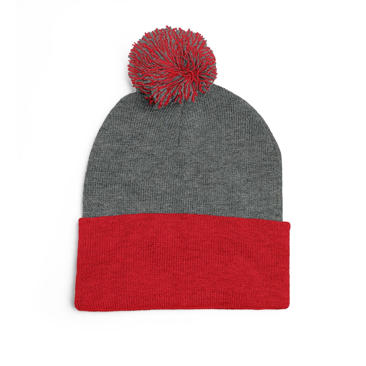 Cozy Pom-Pom Knit Cap, Winter Beanie, Embroidered Hat, Gift for Him/Her, Stylish Knitwear, Cold Weather Accessory