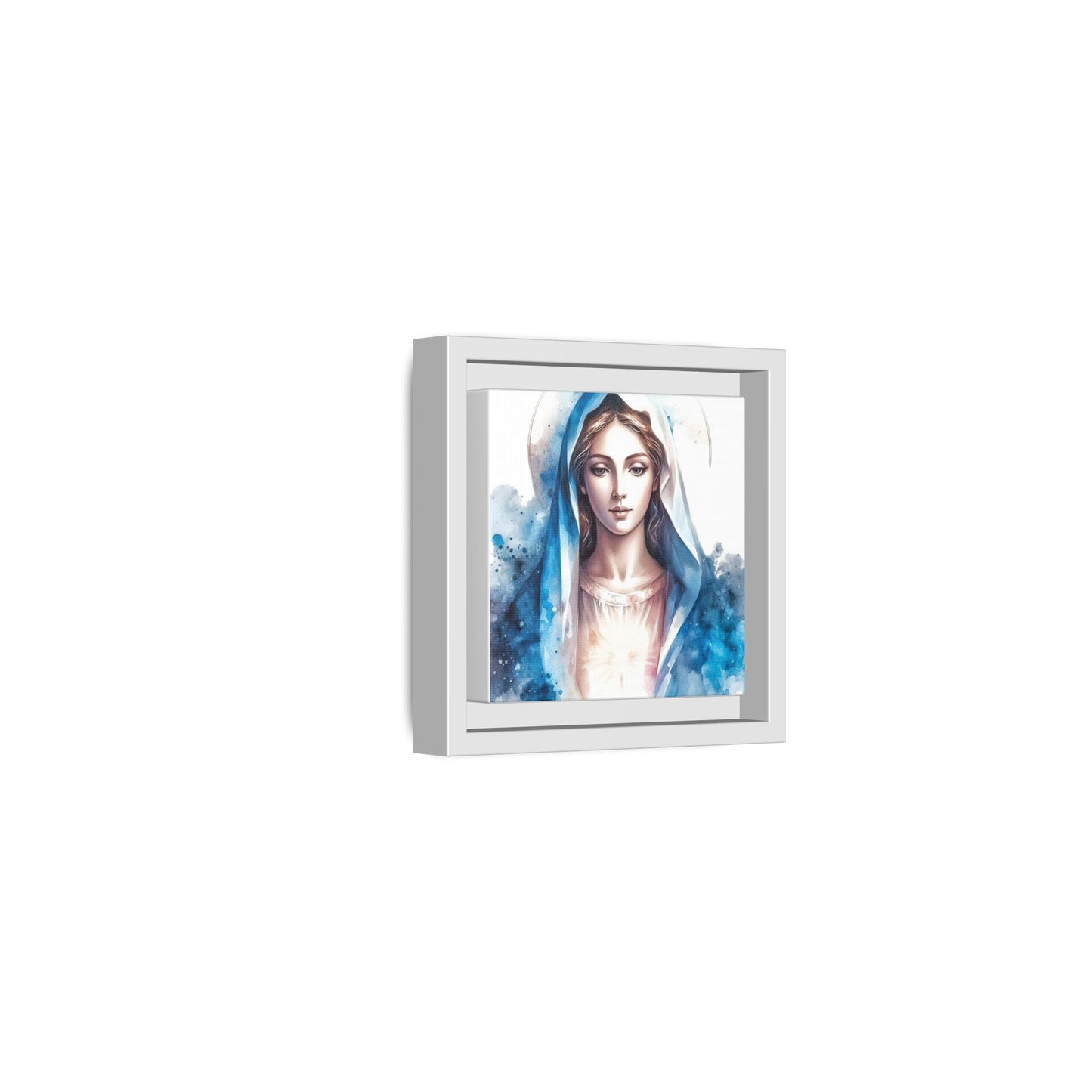 Framed Canvas Art Print, Spiritual Decor, Religious Artwork, Wall Decor, Gift for Faith, Elegant Home Decoration