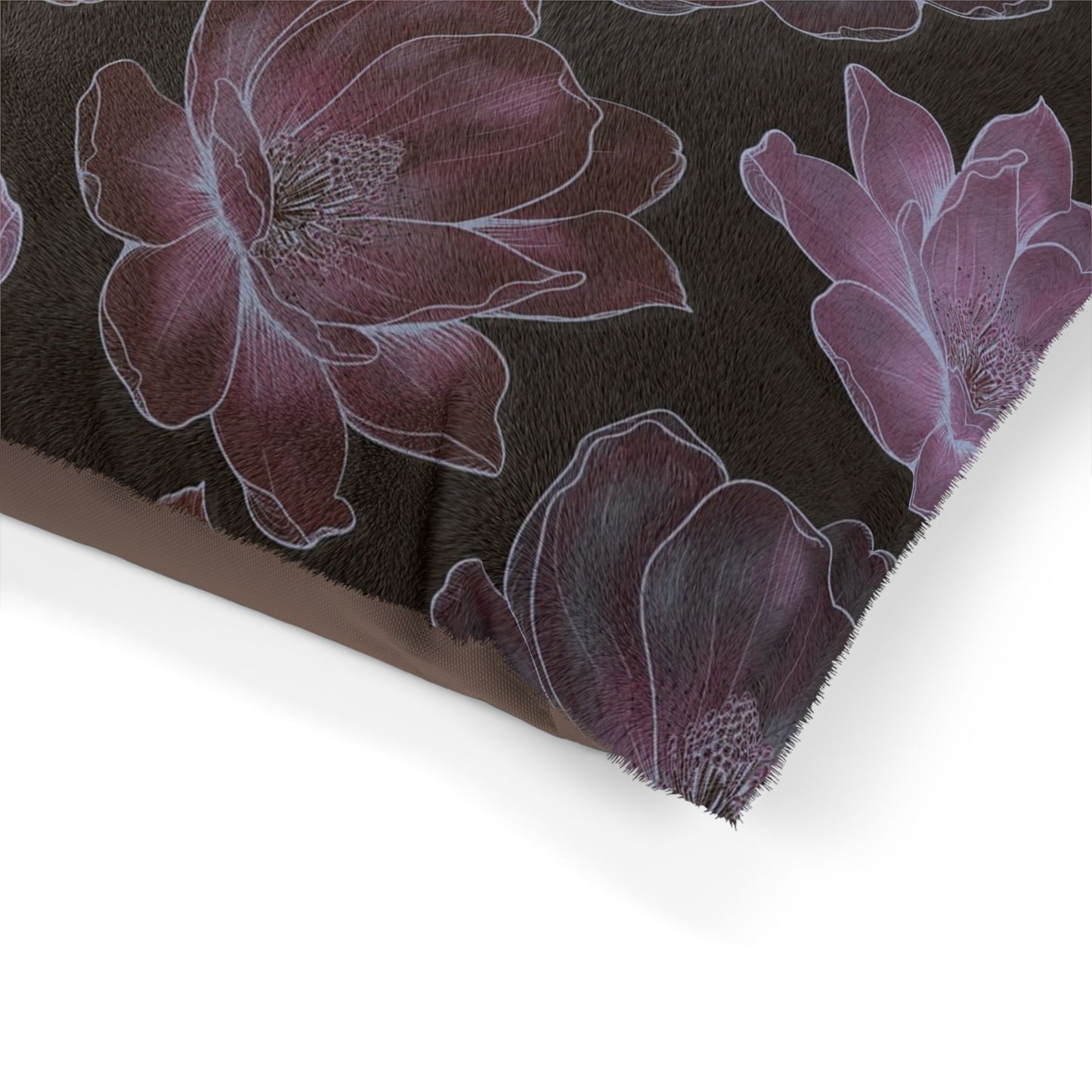 Floral Pet Bed, Cozy Dog Bed, Cat Bed with Floral Design, Pet Furniture, Dog Lover Gift, Home Decor for Pets