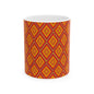Vibrant Geometric Ceramic Mug - Perfect for Coffee Lovers, Decorative Gift, Kitchen Decor, Birthdays, and Festive Occasions