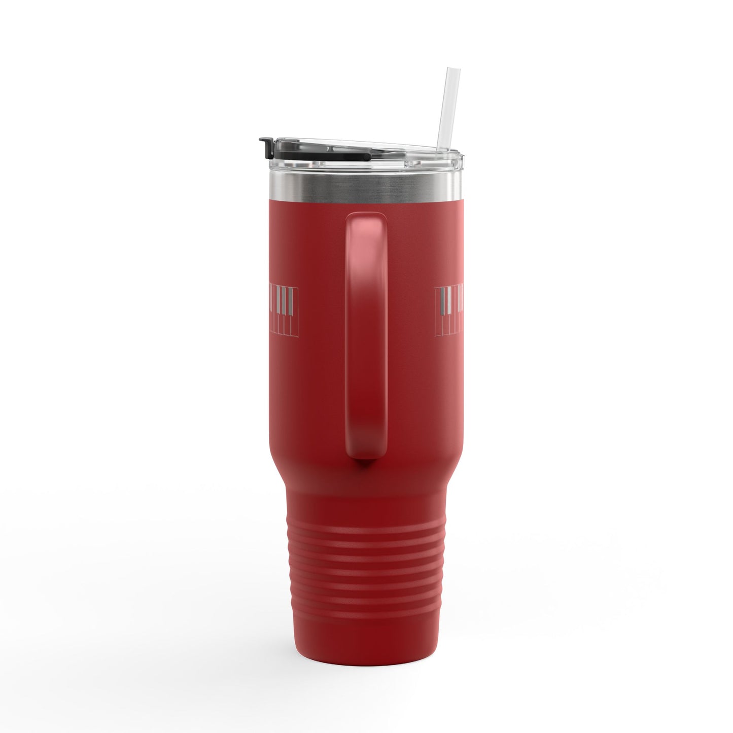 Piano-Themed Insulated Travel Mug, 40oz | Music Lover's Drinkware, Perfect Gift for Musicians, Coffee Mug, Travel Cup, Concert Essential