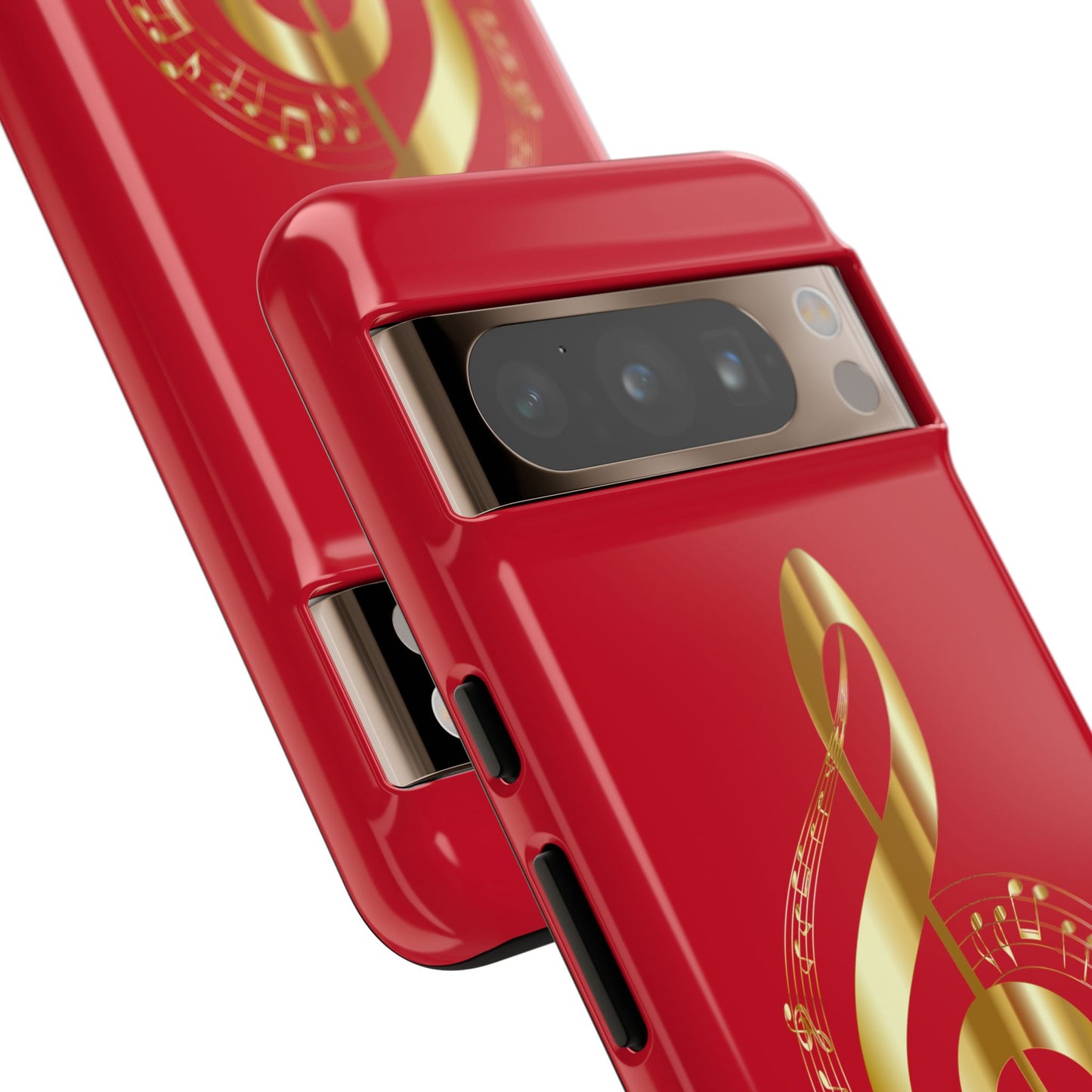 Tough Cases - Red Musical Note