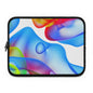 Colorful Abstract Laptop Sleeve, Artistic Tech Accessory, Waterproof Case, Gift for Students, Vibrant Computer Case