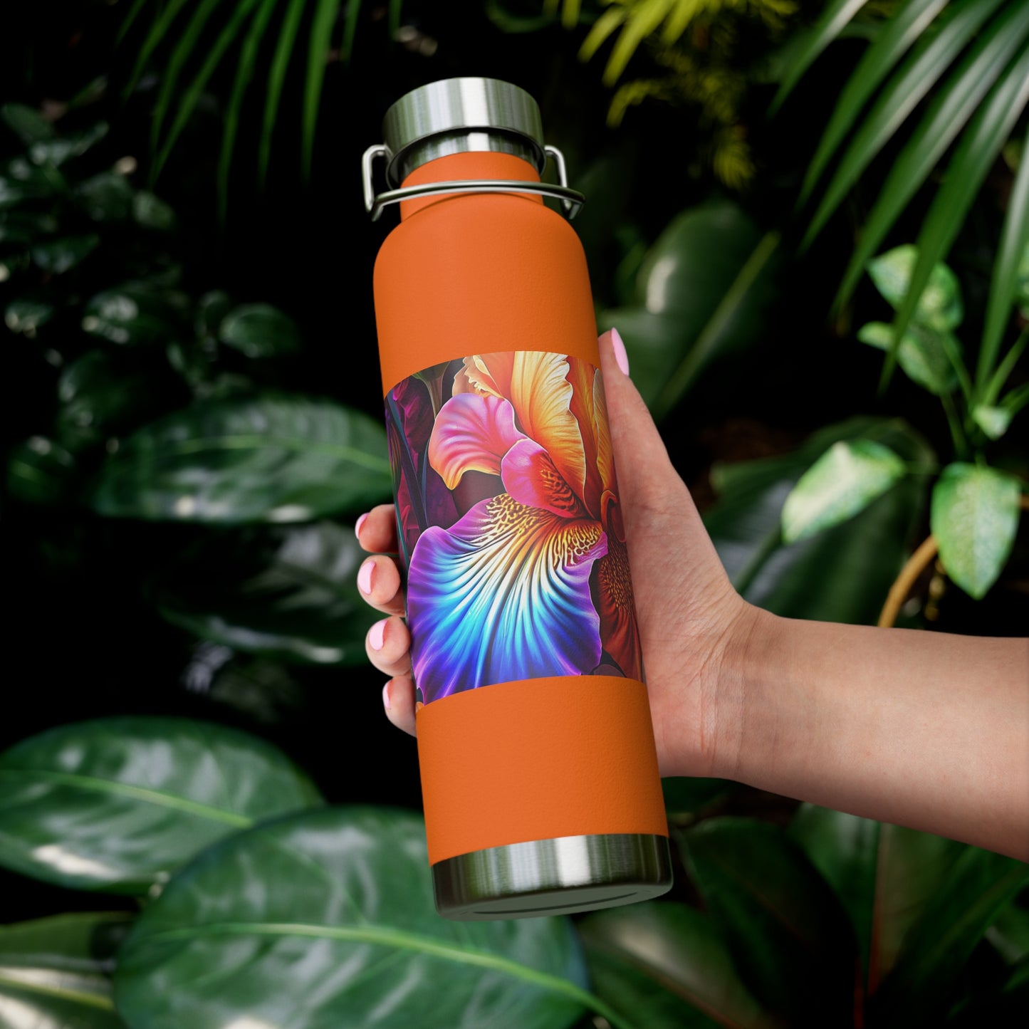 Astrological Copper Insulated Bottle, Cosmic Travel Mug, Horoscope Water Bottle, Starry Flask, Unique Gift for Astrology Lovers