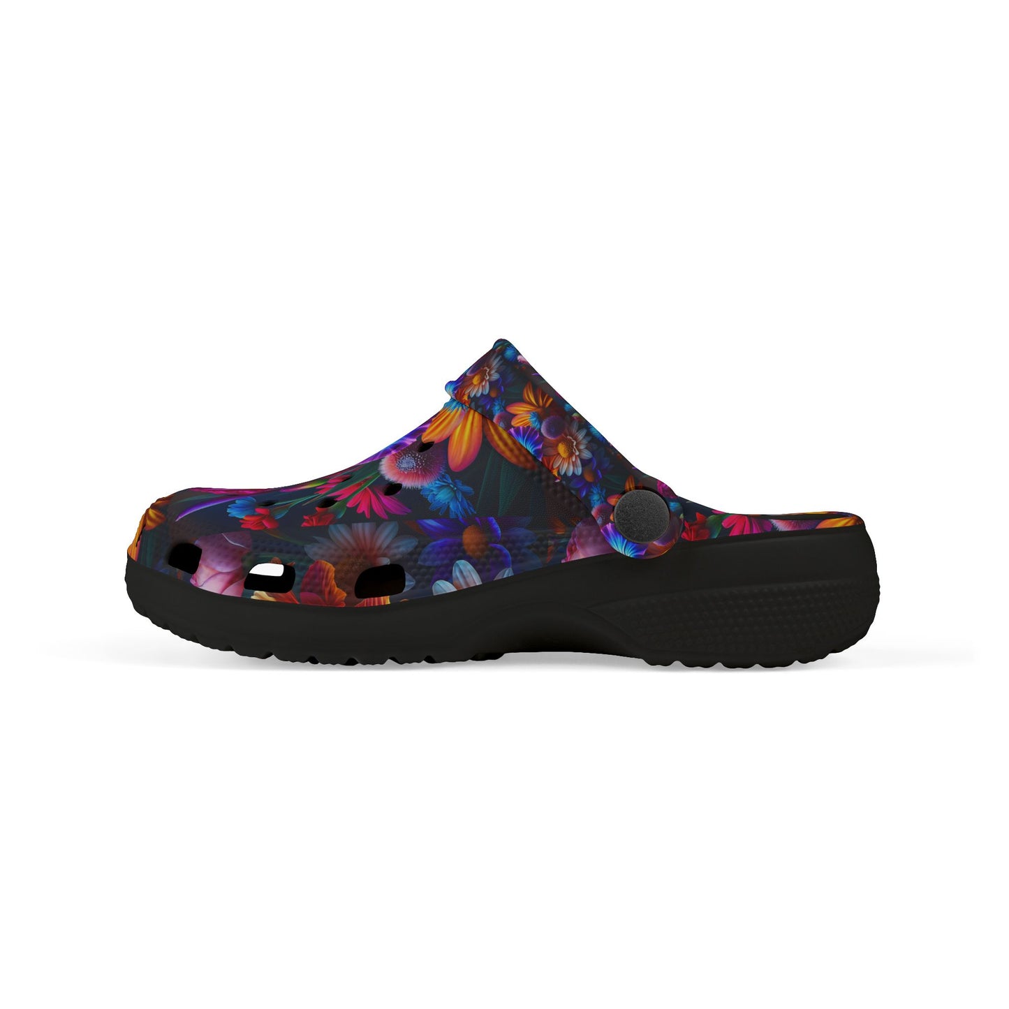 Colorful Kid's EVA Foam Clogs, Fun Playtime Footwear, Summer Outdoor Shoes, Floral Pattern Kids Shoes, Garden Clogs, Bright Kids Footwear