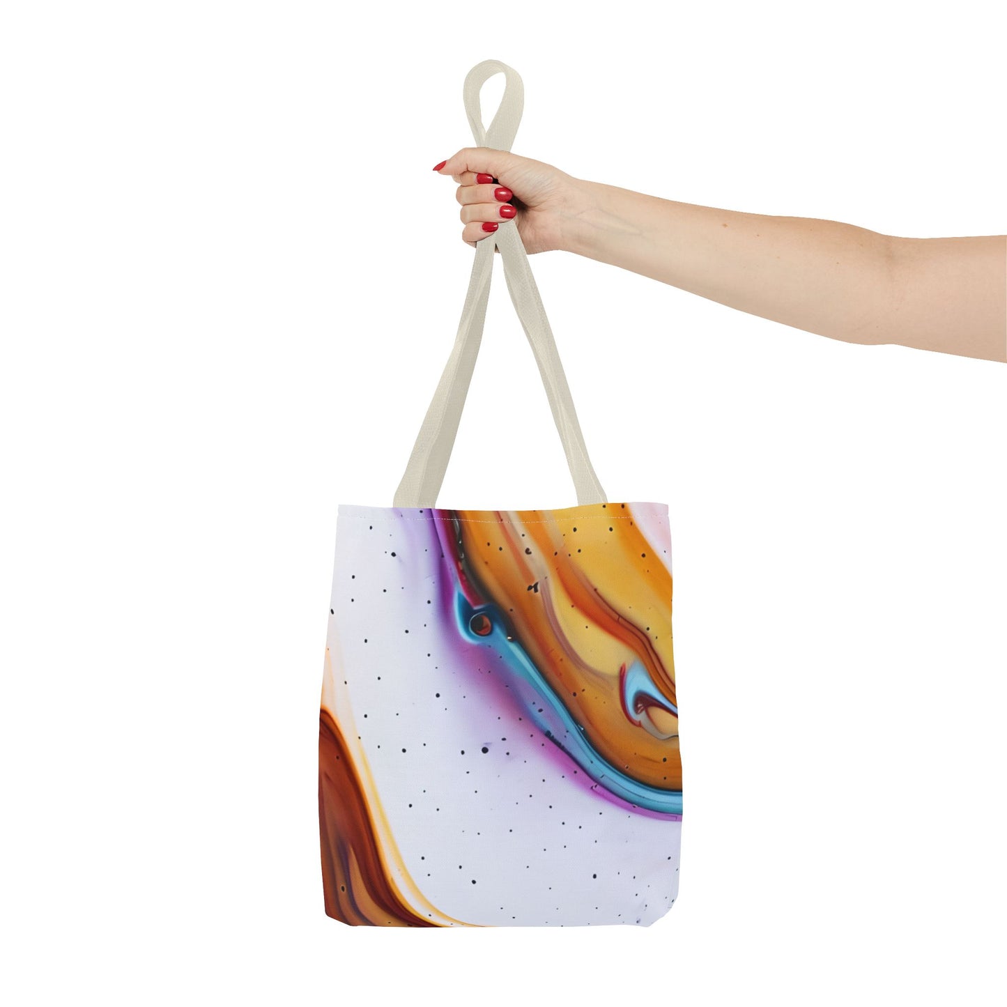 Colorful Abstract Tote Bag | Art Bags for Women, Reusable Shopping Bag