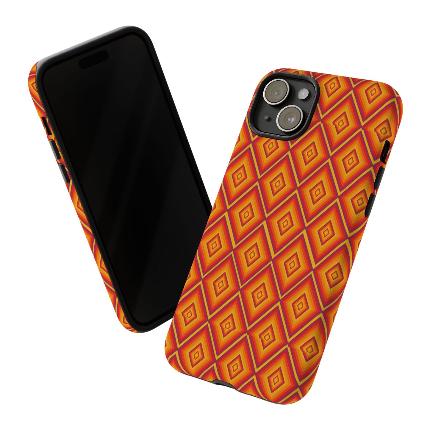 Geometric Phone Case, Tough Cases for Protection, Stylish Smartphone Cover, Vibrant Patterned Phone Accessory, Unique Gift Idea, [...]