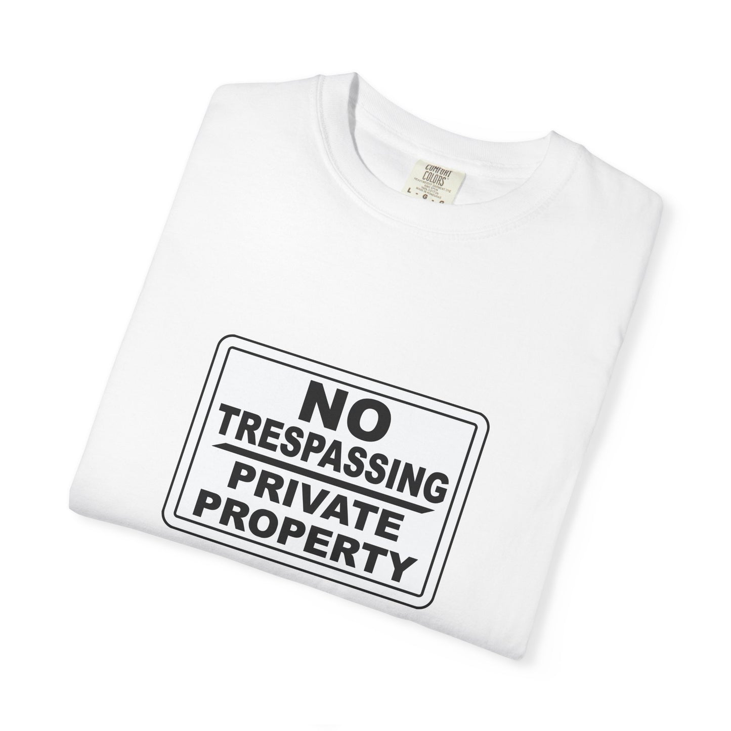 Unisex Garment-Dyed T-Shirt with Bold 'No Trespassing' Design | Casual Wear, Gift for Outdoors Lovers, Funny Shirt, Statement Tee, [...]