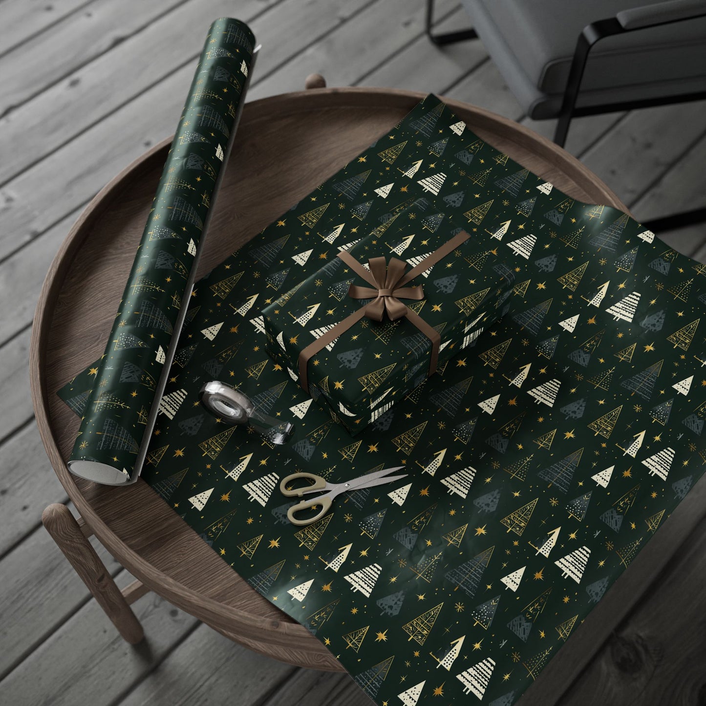 Festive Wrapping Paper - Holiday Gift Wrap, Christmas, Birthdays, Eco-Friendly, Special Occasions