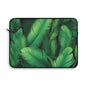 Tropical Leaf Laptop Sleeve, Boho Tech Case, Greenery Computer Bag, Gift for Nature Lovers, Stylish Tech Accessory